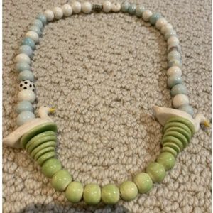 Duck Necklace Collectors Item Ceramic Art